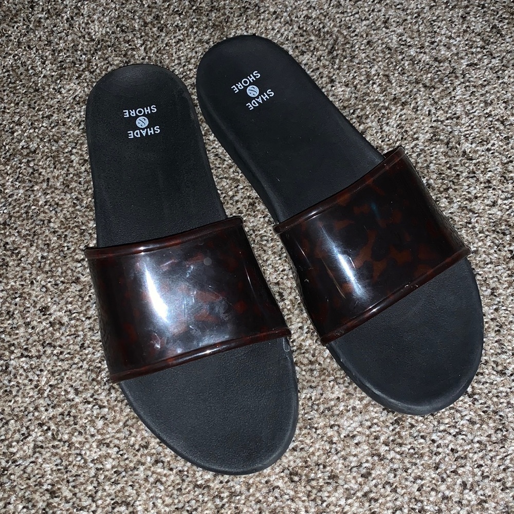 sandals, slide ons